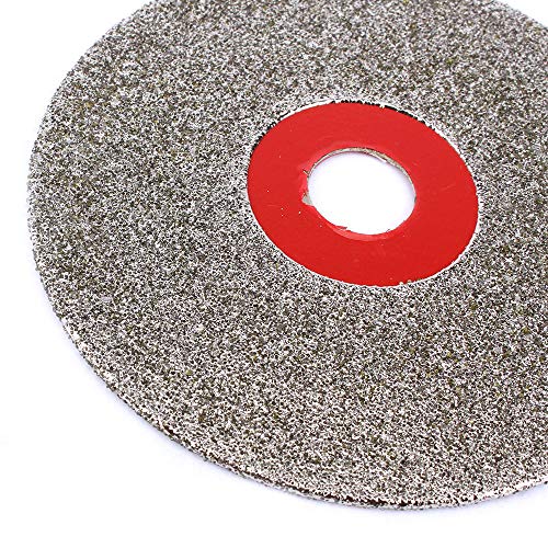 4 -инчен двоен страничен дијамантски мелење тркало Абразивно тркало со рамен диск за лаптови 36 решетки за мелење стакло камен керамика