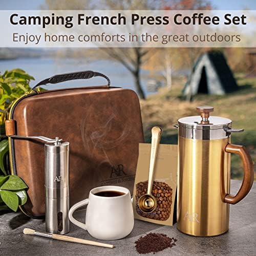 Кампување француски комплет за патувања со печат - Француски сет за печатот за кафе, сет