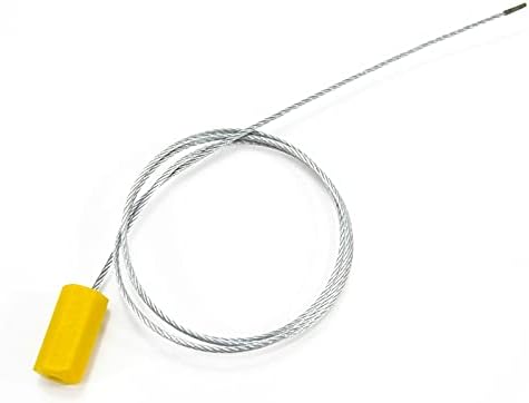 Заптивки од кабел за челични жица од 24 челични жици отпорни на безбедносни ознаки со броеви за заклучување на лентата за заклучување