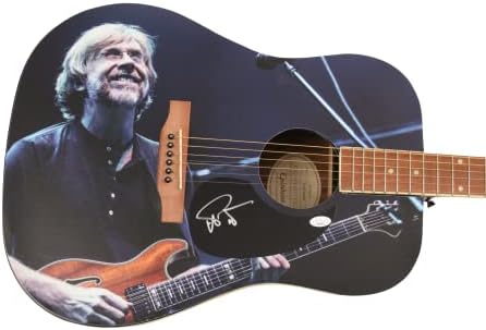 Trey Anastasio потпиша автограм со целосна големина обичај Еден од еден вид 1/1 Gibson Epiphone Acoustic Guitar BB W/ James Spence Authentication