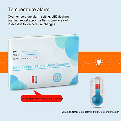 Двигер за температурни податоци - Додаток за рекордер за еднократна употреба, рекордер за логирање на податоци за температура,