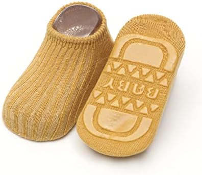Топтим унисекс бебе дете што не се лизга чорапи за новороденчиња чорапи од домашен кат чорап