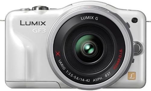 Panasonic Lumix DMC - GF3XW 12.1 MP Микро Четири Третини Компактен Систем Камера со 3-Инчен Екран На Допир LCD И LUMIX G X Vario PZ 14-42mm/F3.