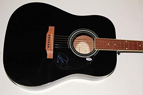 Адам Левин потпиша автограм Гибсон епифон Акустична гитара - Maroon 5 Stud PSA