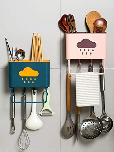Jahh Полици за организатор на кујна за кујнски материјали додатоци за ножеви алатки за пешкир нож кујнски складиште за складирање на садови за