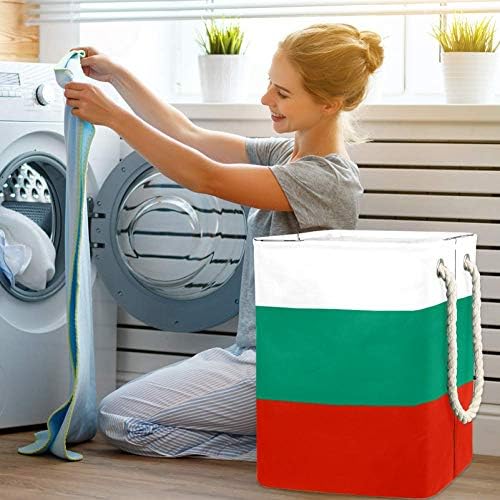 Знаме на бугарија алиштата Ја Попречуваат Корпата Што Се Склопува За Корпа За Складирање Бебешка Попречувачка