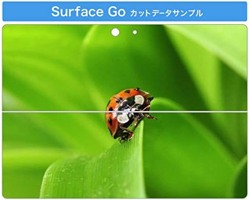 Декларална покривка на igsticker за Microsoft Surface Go/Go 2 Ултра тенки заштитнички налепници на телото 0011144 Лејдибуг трева
