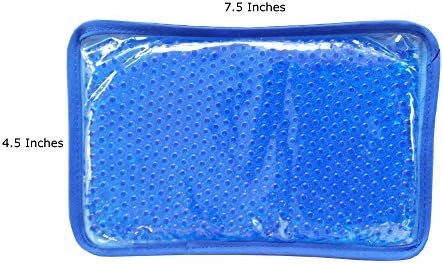 Пакет со мраз на гел и подлога за греење на микробранови за олеснување на болката во мускулите. Топлински пакувања или ладна терапија