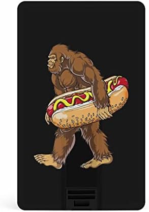 Bigfoot Носење Hotdog Кредитна Банкарска Картичка USB Флеш Дискови Пренослив Меморија Стап Клуч За Складирање Диск 32G
