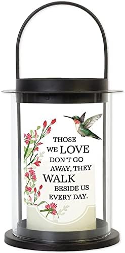Меморијален фенер на цилиндарот Карсон со непречена свеќа - Подарок за симпатија за погреб - Губење на саканата личност - Сеќавачки