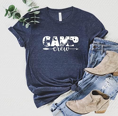 Компска екипа за појавување на кошулата Среќна камперска маичка Кампер Авантуристички маица Истражете го подарокот за пешачење за