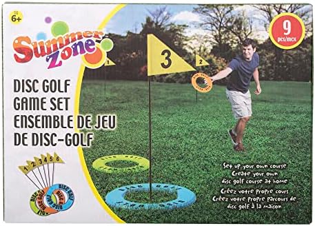 Искусете го возбудливоста на дискови голф со сет на игри со летни зони - совршен за ентузијасти на отворено