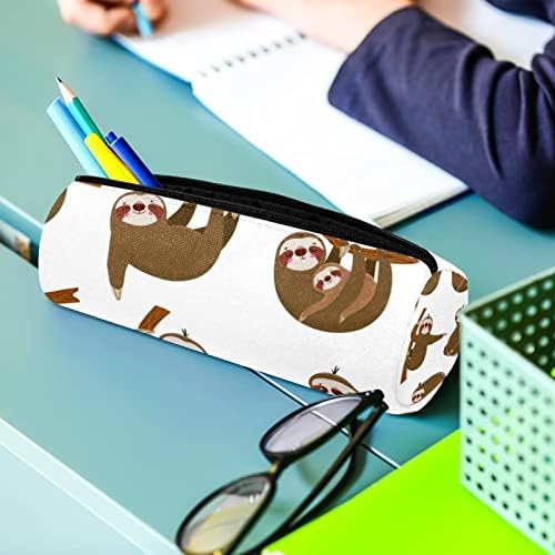 Смешни мрзници молив случај Студентска канцелариска торбичка торбичка за патент пенкало торба за козметика за училишни студенти канцеларии жени