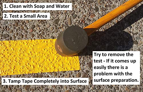 Ifloortape жолта рефлексивна фолија на отворено коло за означување на тротоарот | Е во согласност со груби или мазни асфалтни