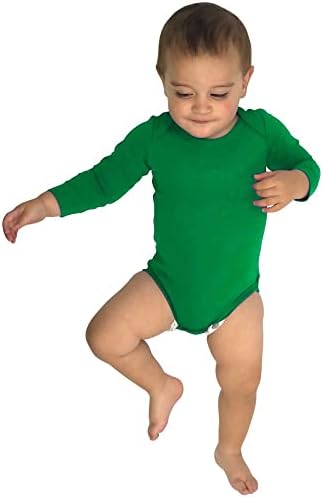 Кувер унисекс бебе новороденче дете со долги ракави скут рамо со цврста боја на тело