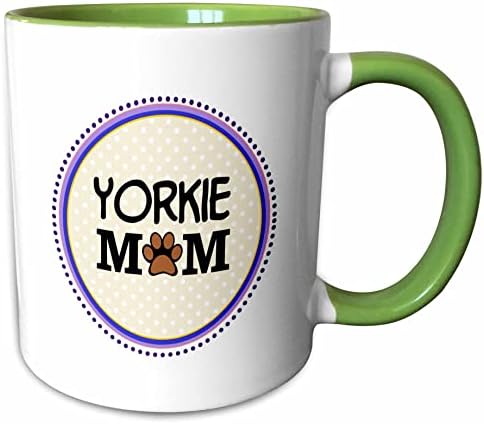 3drose Yorkie Dog Mom - Јоркшир Териер - Доги Мама по раса - Догги. - чаши