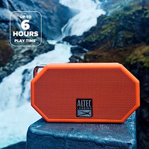 Altec Lansing Мини H2O-Водоотпорен Bluetooth Звучник, IP67 Сертифициран &засилувач; Плови Во Вода, Компактен &засилувач; Пренослив Звучник