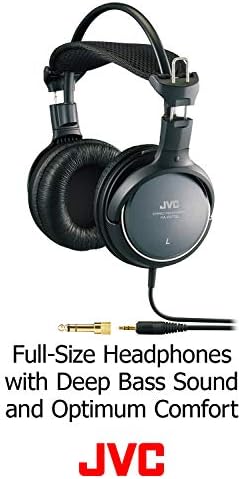 JVC HARX700 Прецизен звук Слушалки за целосна големина - црна