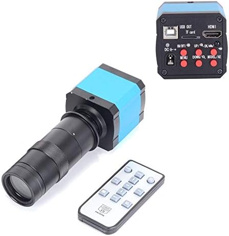 Wduoo Микроскоп 14mp Микроскоп Камера HDMI USB HD Индустрија Видео Микроскоп 1080p 60Hz Видео Излез СО 100x C-Монтирање Леќа Компатибилен