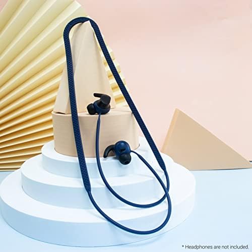 Д-ГРОЕ Слушалки Вратот Лента Безжичен Bluetooth-Компатибилен Слушалки Вратот Кабел Пот-Доказ Сина