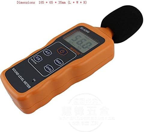 Преносен преносен LCD дигитален звук на мерач на мерач на мерење на бучава DB Decibel Decibelmeter Monitoring Teger Tester Tester