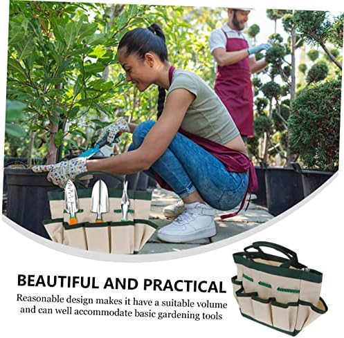 Предиво 1 парчиња Комплет За Градинарски Алат Платнена Торба За Складирање Градинарска Торба Торба За Градинарски Алат Кошница