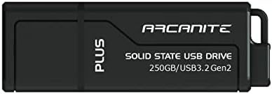 АРКАНИТ ПЛУС, 250gb Надворешен SSD USB 3.2 Gen2 UASP SuperSpeed+, Максимална Брзина На Читање 600MB/s, Максимална Брзина На Пишување