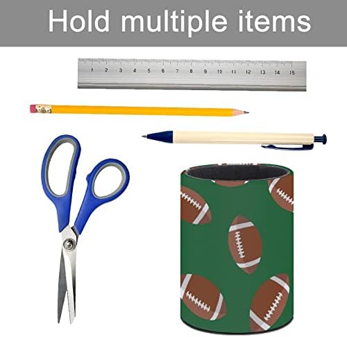 Рагби Американски фудбал ПУ кожени моливи за моливи на тркалезно Пен -сад за садови за образец за канцеларија за канцелариски домови
