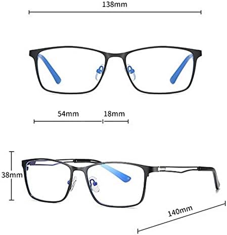 Mincl транзициски фотохроми бифокални очила за читање за мажи и жени, квадратни чисти УВ -очила за очила за сонце за заштита на очила за сонце