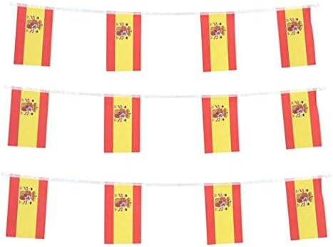Шпанија знамиња шпански мали жици мини знаме за знаме на знамето