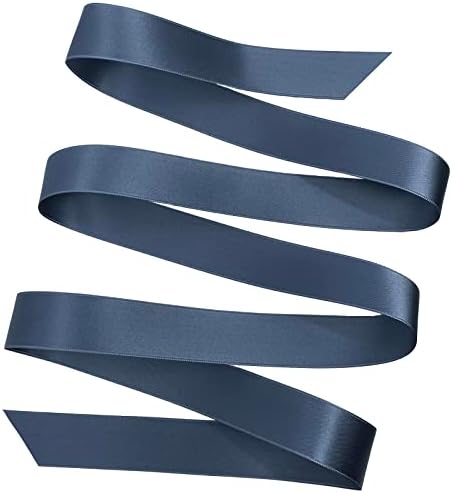 Morex Ribbon Swiss Satin Ribbon, челична сина боја