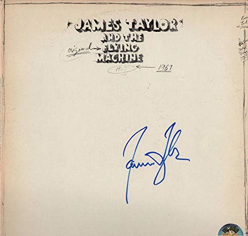 Jamesејмс Тејлор потпиша автограмски рекорд, албум, Винил - Jamesејмс Тејлор и оригиналната машина за летање - Легендарна текстописец