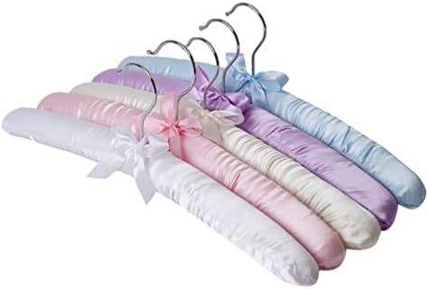 Кабилок закачалка Анти- пена со палто закачалки: закачалки за пантолони 5 парчиња сатенски закачалки тешка мека ткаенина без рамо за