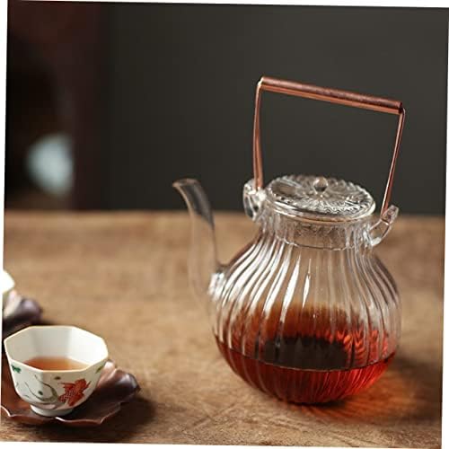 Yarnow кунг фу чајник азиски пијалоци јапонски садови за чај емајл чај котел истурете над вода котел за штопатици чај стакло преносен