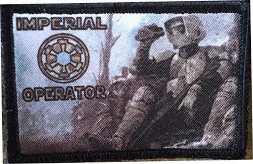 Starвездени војни Stormtrooper Империјал оператор Извидник Трупер морал лепенка. Совршено за вашата тактичка воена армија опрема,