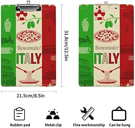 Италијанска Храна Спотови Мапа Знаме Мода Таблата Со Исечоци Големина На Букви Декоративни Табли Со Исечоци Со Низок Профил Метален Клип