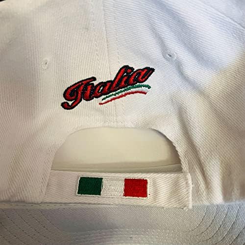 Италија Бела Бејзбол Капа-Везена Бејзбол Капа За Мажи И Жени – Капа Од Италија Колекција на италијански Производи За Гордост Во Псиловеиталија