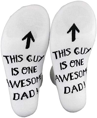 Подароци за таткото на таткото, кои се однесуваат на новитети смешни памучни чорапи за мама и тато