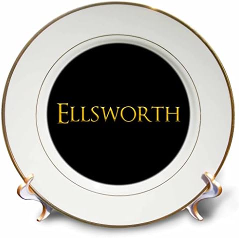 3drose Ellsworth Заедничко име на бебето во САД. Жолта на црна амајлија - плочи