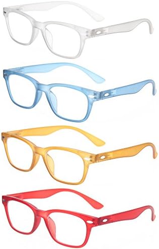 KERECSEN READINCH GLASLES 4 Пакувања Модни мажи и жени читатели на пролетни очила за чување за читање