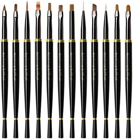 Yfwjd уметност шема сликарство нокти пенкало за резба четка акрилни четки гел за продолжување на градежништвото обложување за обложување на моливче