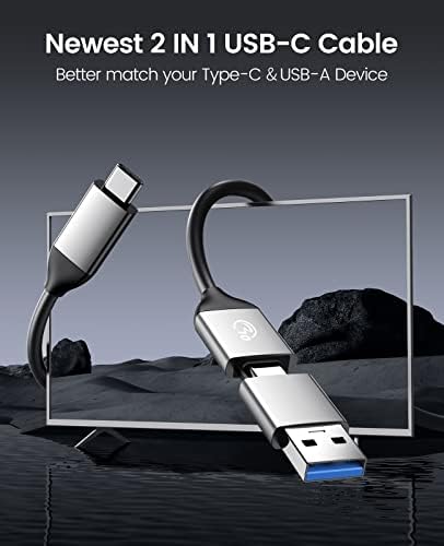 3.5 Хард Диск Докинг Станица, ОРИКО USB 3.0/Тип-C 2in1 Кабел ДО SATA Алуминиум Хард Диск Комплет со 2.5 SSD SATA 3.5 Хард Диск Адаптер за 7/9.