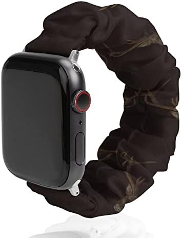 Акварел животински елени еластични соло -јамка ленти симпатична печатена лента за часовници за часовници компатибилен за Apple Watch