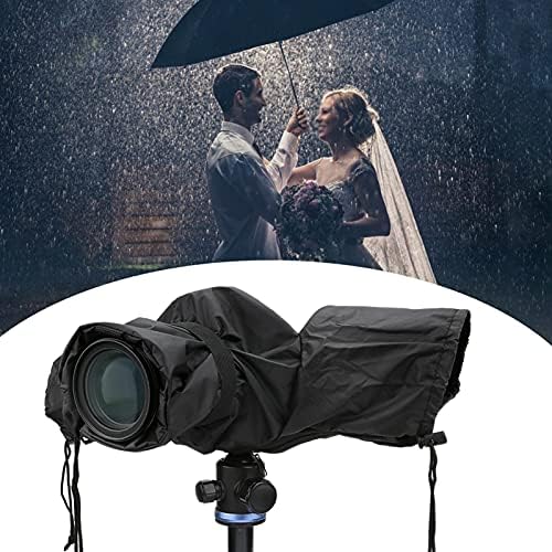 Фотографски додатоци во Шанри, најлонска обвивка за дожд Универзален капак на камерата, покривање на фотографија од дожд, изобилство