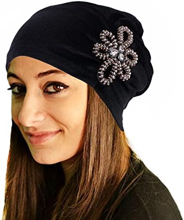 Xiaobless Velvet Turban капи за жени пресврт цветни додатоци капачиња за глава цврста боја хемо -глава за карцином за карцином