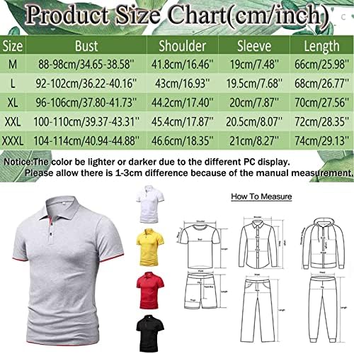 Класични маици за голф за мажи за влага за влага спортови Полови летни обични кратки ракави Брзи суви Поло кошули