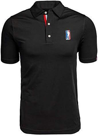 УСАГ Машки голф Поло - суво вклопување голф поло маици за мажи - Компанија за облека за голф -клуб со високи перформанси