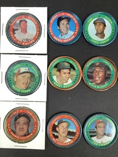 1971 година Бејзбол монети на Топс многу од 18 Калин Стауб Килкин enенкинс МекКовеј Торе - МЛБ Фотоминти и монети