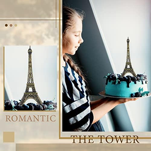 Shimeyao 3 компјутери Ајфелова кула статуа декор Ајфелова кула торта Топер Париз Ајфел кула декор легура Ајфел кула фигура табела