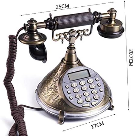 KXDFDC Антички фиксен телефон со високи луксузни дома ретро жичен фиксни телефон за дома хотел